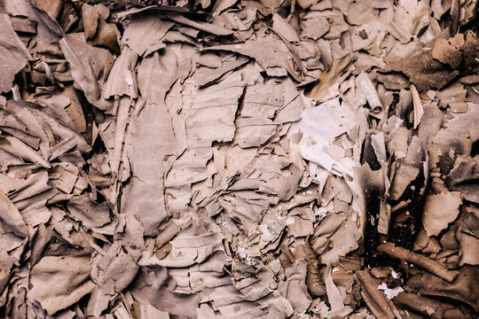 Complete Ash Paper Pile Of Paper Ashes