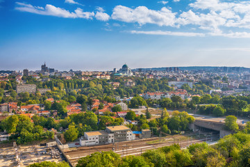 Belgrade, Serbia 23/09/2017: Panorama of Belgrade