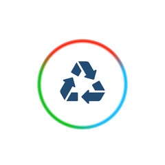 Obraz premium Rainbow Style App Icon