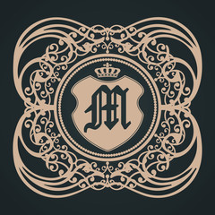 m letter gothic shield