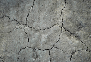 Gray cracked ground for background or textures
