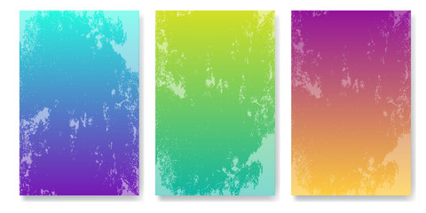 Soft color background with grunge effect. Modern screen vector design for mobile app.