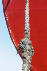 old rope from a boat