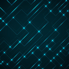 Abstract technology background of glowing connecting lines, vector illustration eps 10