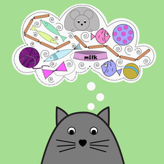 Cat's dreams 