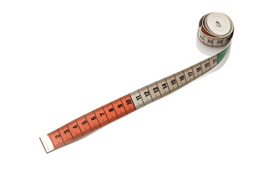 Metrisches Maßband mit Zentimeter
