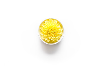 Gelbe Schmuckdahlie - essbare Blüte