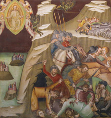 Fresko in San Gimignano - Buch des Jobs © jorisvo