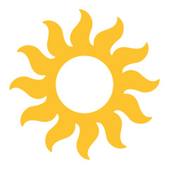 Sun vector icon