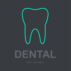 Dental clinic concept.Vector