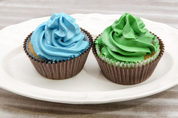 Cupcakes decorated.