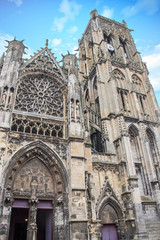 Fototapeta premium Eglise Saint Jacques, Dieppe, Seine maritime, Normandie