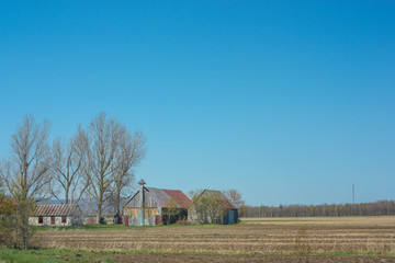 old farm in the countryside
