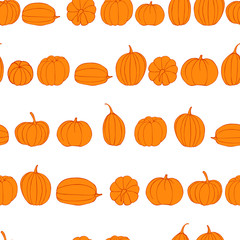 Pattern with pumpkins