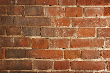 Obraz premium brick stone red wall background texture