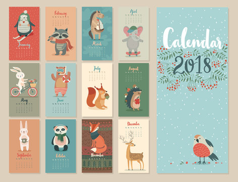 Calendar 2018.