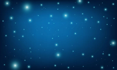 vector background with stars and circles