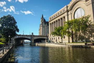Rideau Canal in Ottawa Canada
