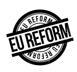 Eu Reform rubber stamp. Grunge design with dust scratches. Effects can be easily removed for a clean, crisp look. Color is easily changed.