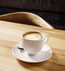 cup of cappuccino