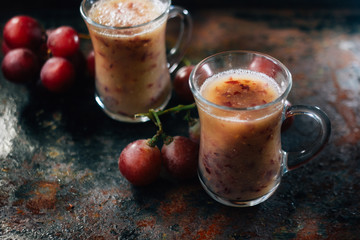 Grape lassi - made from fresh grapes