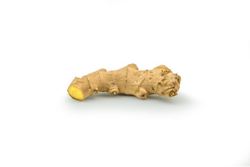 Ginger isolated on white background. Clipping path included.