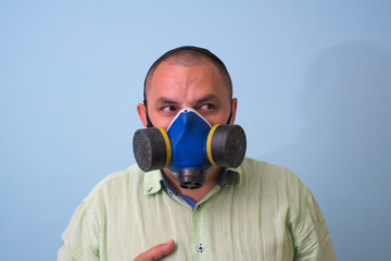 Men respirator gas mask