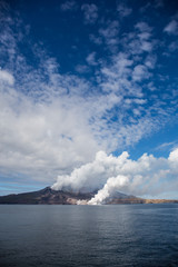 Chirpoy Island, Snow volcano activity, Russia