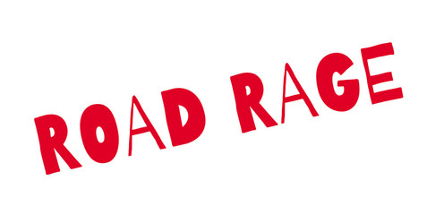 Road Rage rubber stamp. Grunge design with dust scratches. Effects can be easily removed for a clean, crisp look. Color is easily changed.