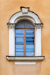 Classical window with arch