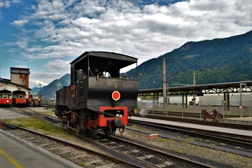 Obraz premium Stary silnik parowy