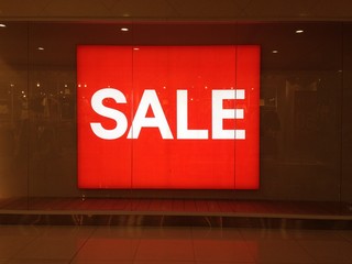 Big Red Sale Sign