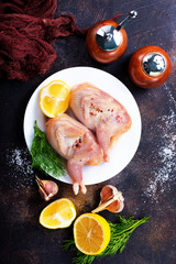 raw quail