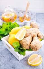 lemon,mint and gingers