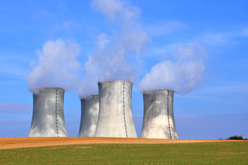 Fototapeta premium Atomkraft, Energieerzeugung