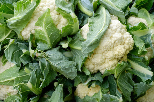 Blumenkohl auf dem Markt