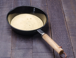cooking pancake