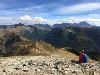 Naklejka na ściany i meble góry góra tatry widoki