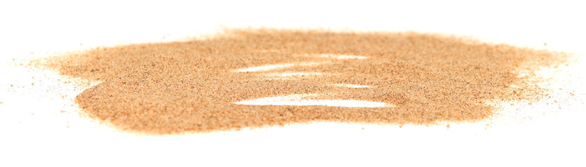 sand on white