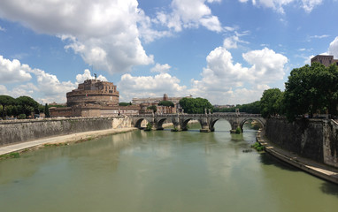 Castel Sant Angelo and the St. Angelo Bridge