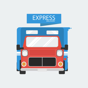 Delivery express truck