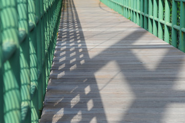 Part of Bridge path and shadow