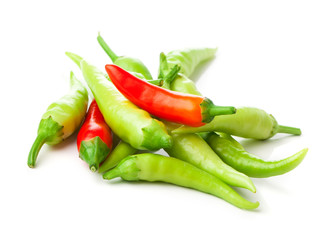 fresh hot chili peppers