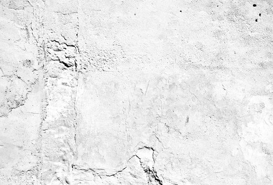 Texture Stone Chalk Lime Rock Sand Cement Concrete Wall Wallpaper Background Ground Flat Rough Dirty Grunge Colorless Destroyed Distorted Eroded Old Retro Vintage Decorative White Grey Blank Template