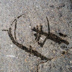 Mark on Rock