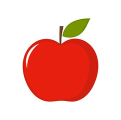 Red apple illustration