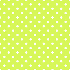 Polka dots green pattern