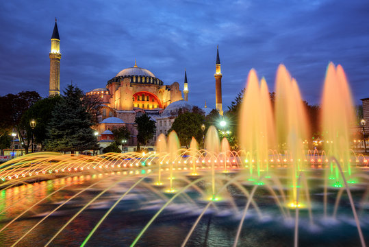 Hagia Sophia basilica, Istanbul, Turkey