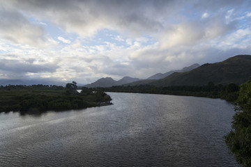 Flusslauf in den Bergen