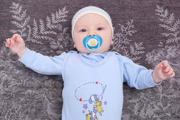 Naklejka premium Cute little baby